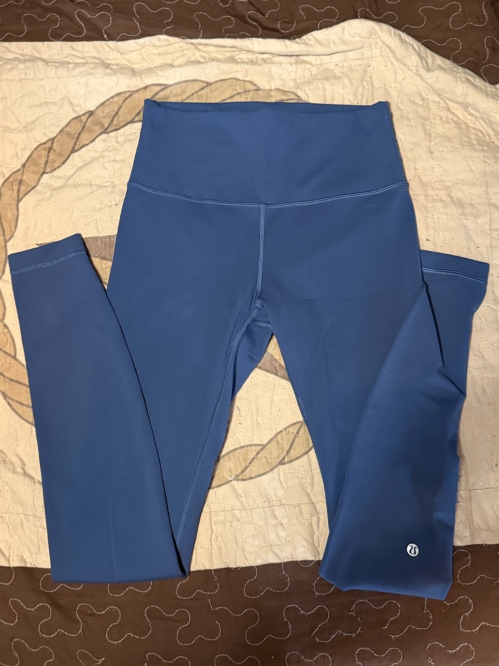 Lululemon Wunder Train High-Rise Tight Blue Twill